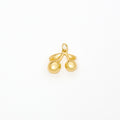 Gold Cherries Charm