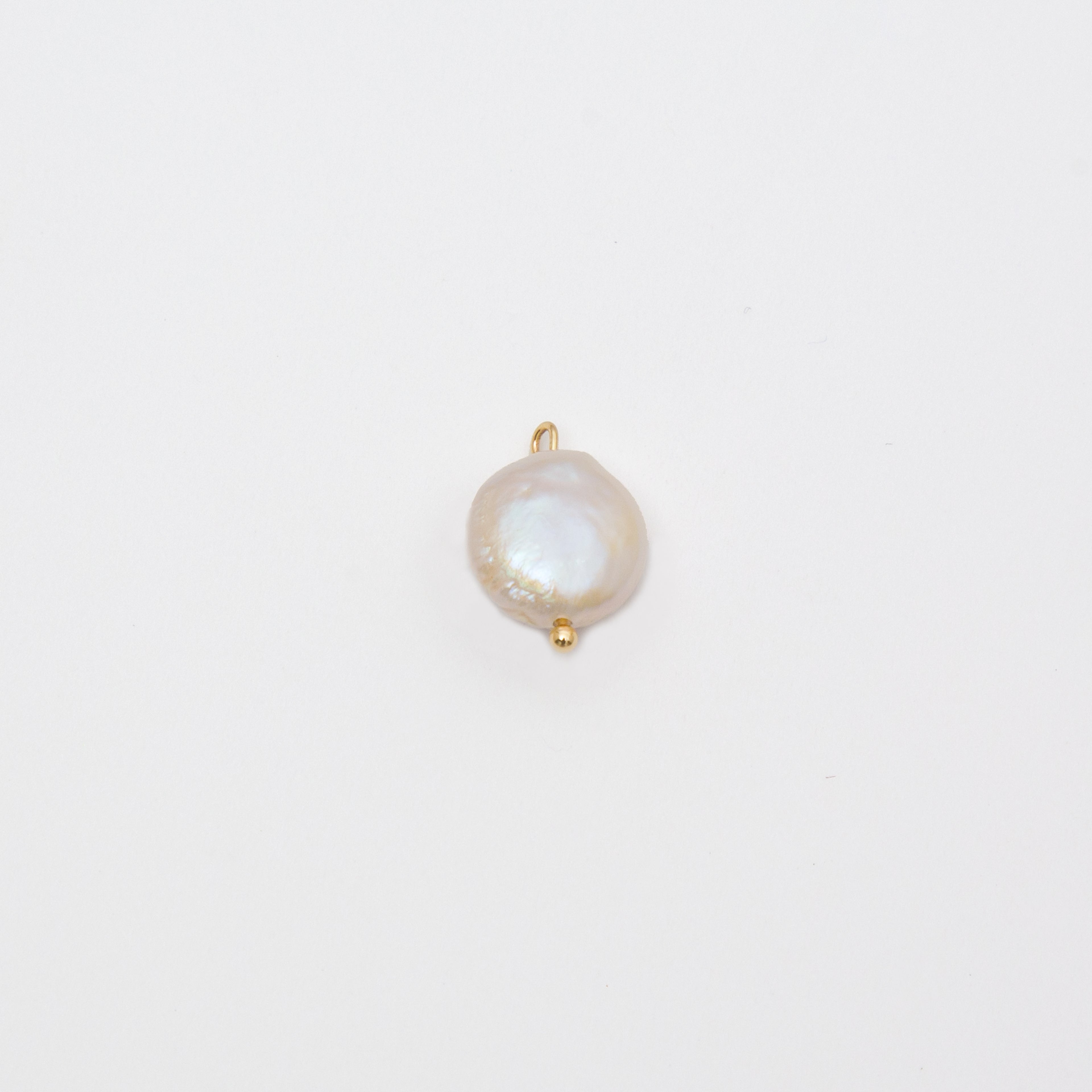 Coin Pearl Charm