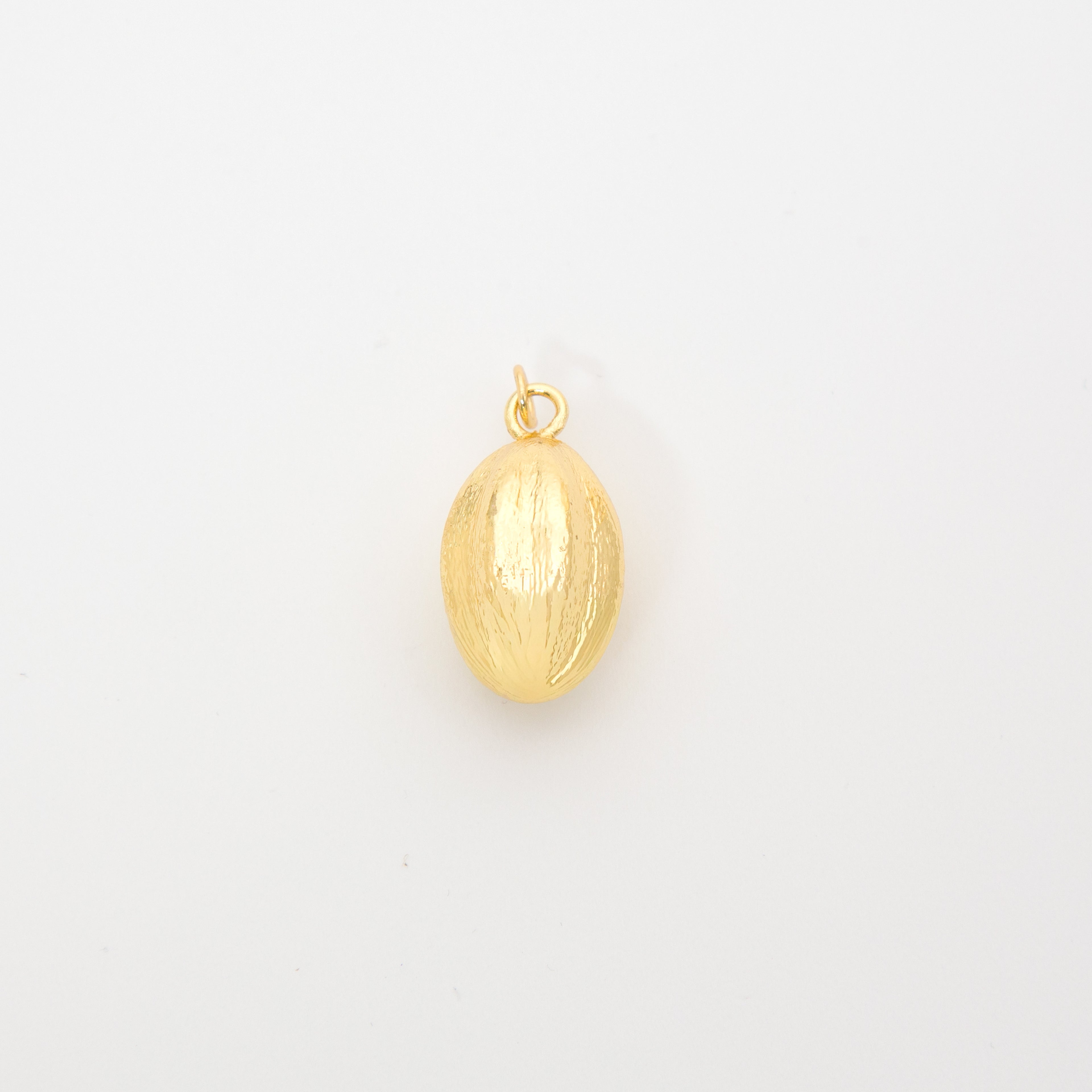 Textured Oval Charm