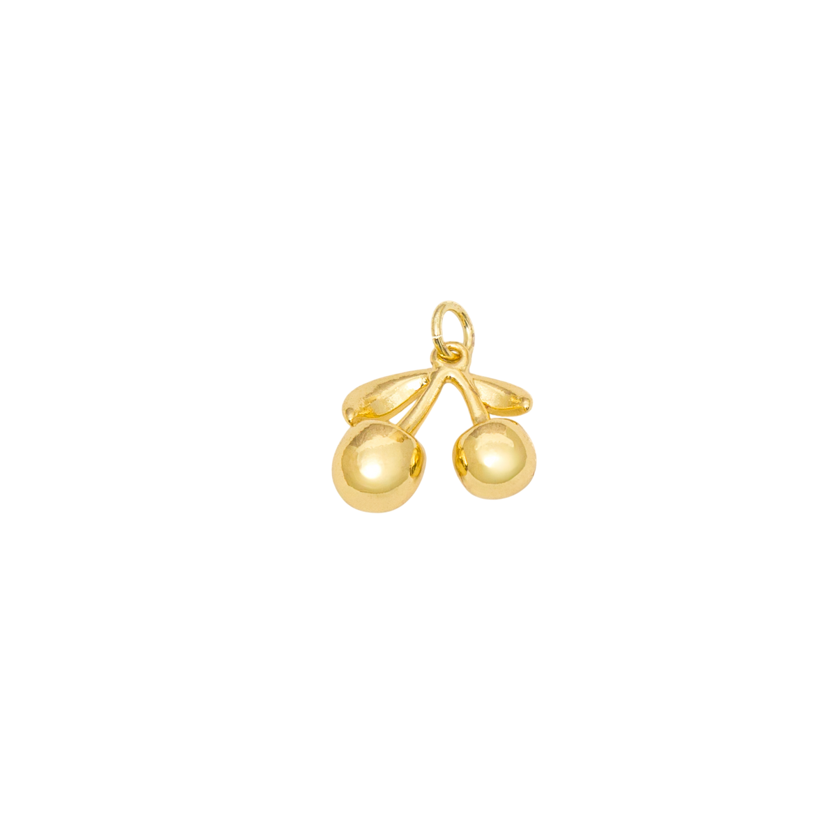 Gold Cherries Charm cutout