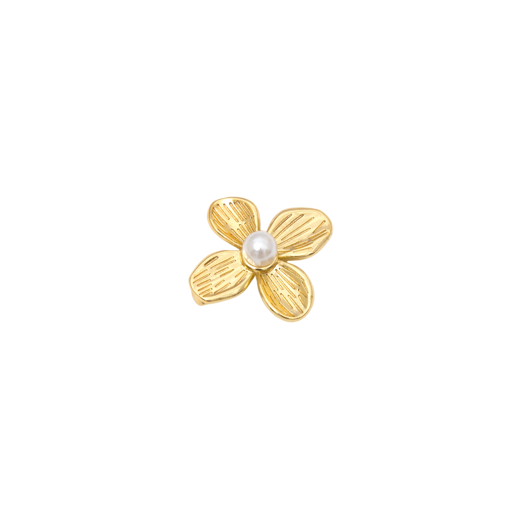 Pearl Flower Charm cutout