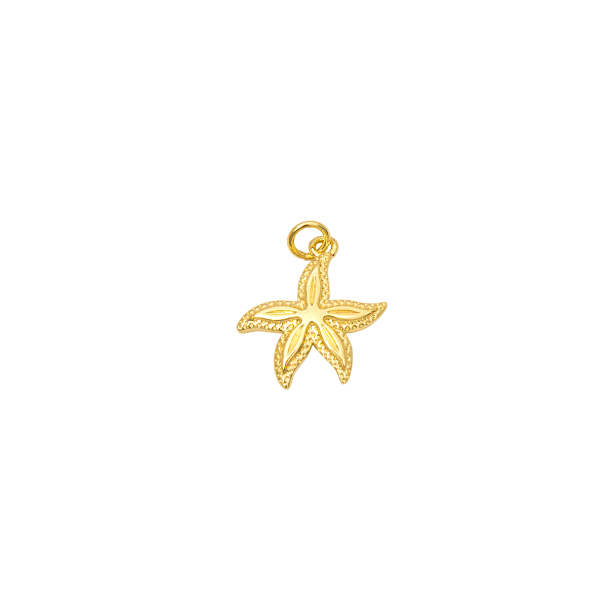 Textured Starfish Charm cutout