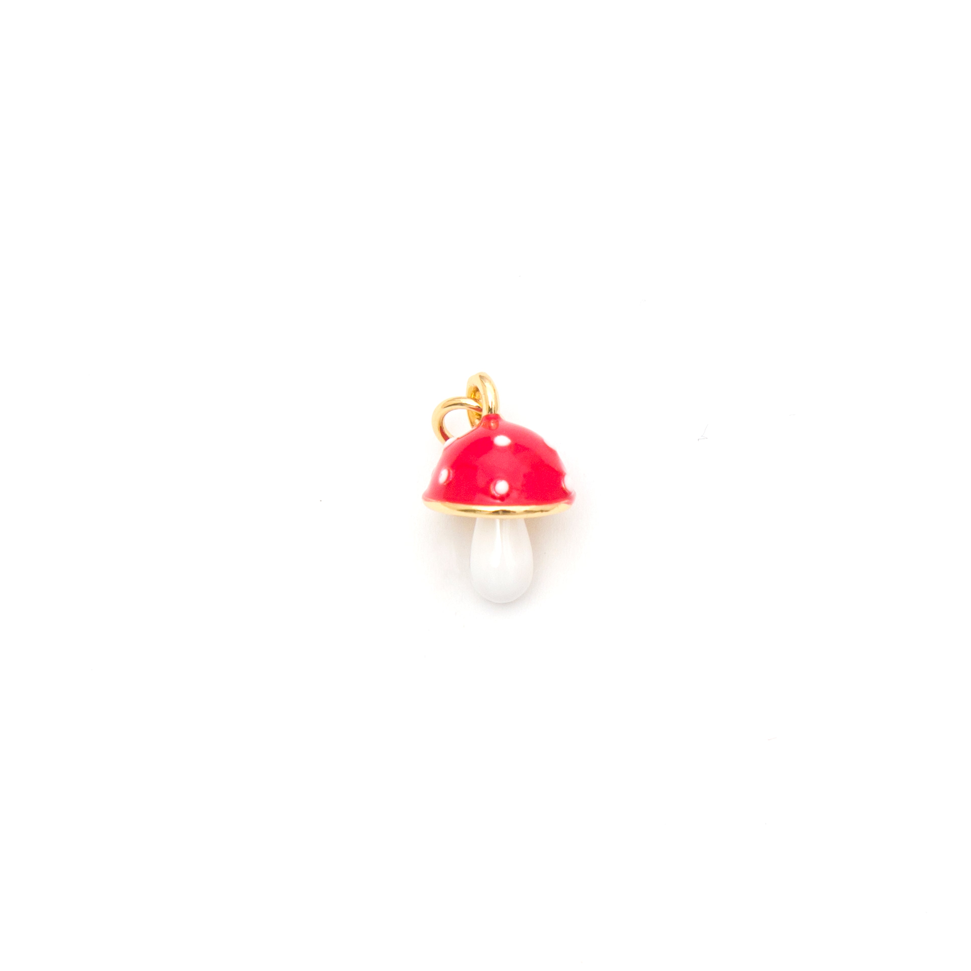 Pearl Mushroom Charm