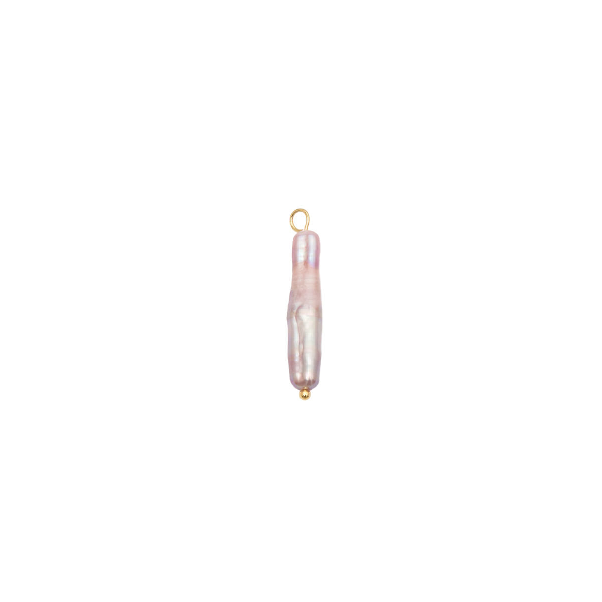 Baroque Pearl Coin Charm