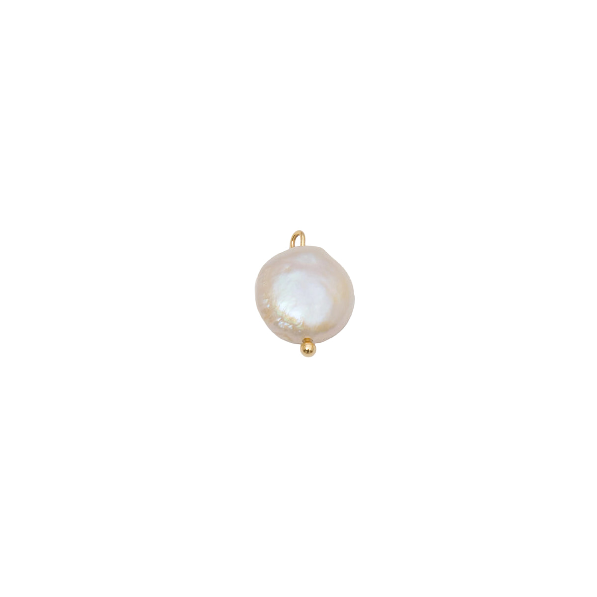 Coin Pearl Charm