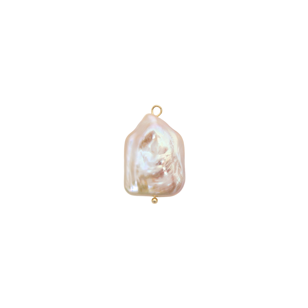 Baroque Pearl Charm - Lavender cutout