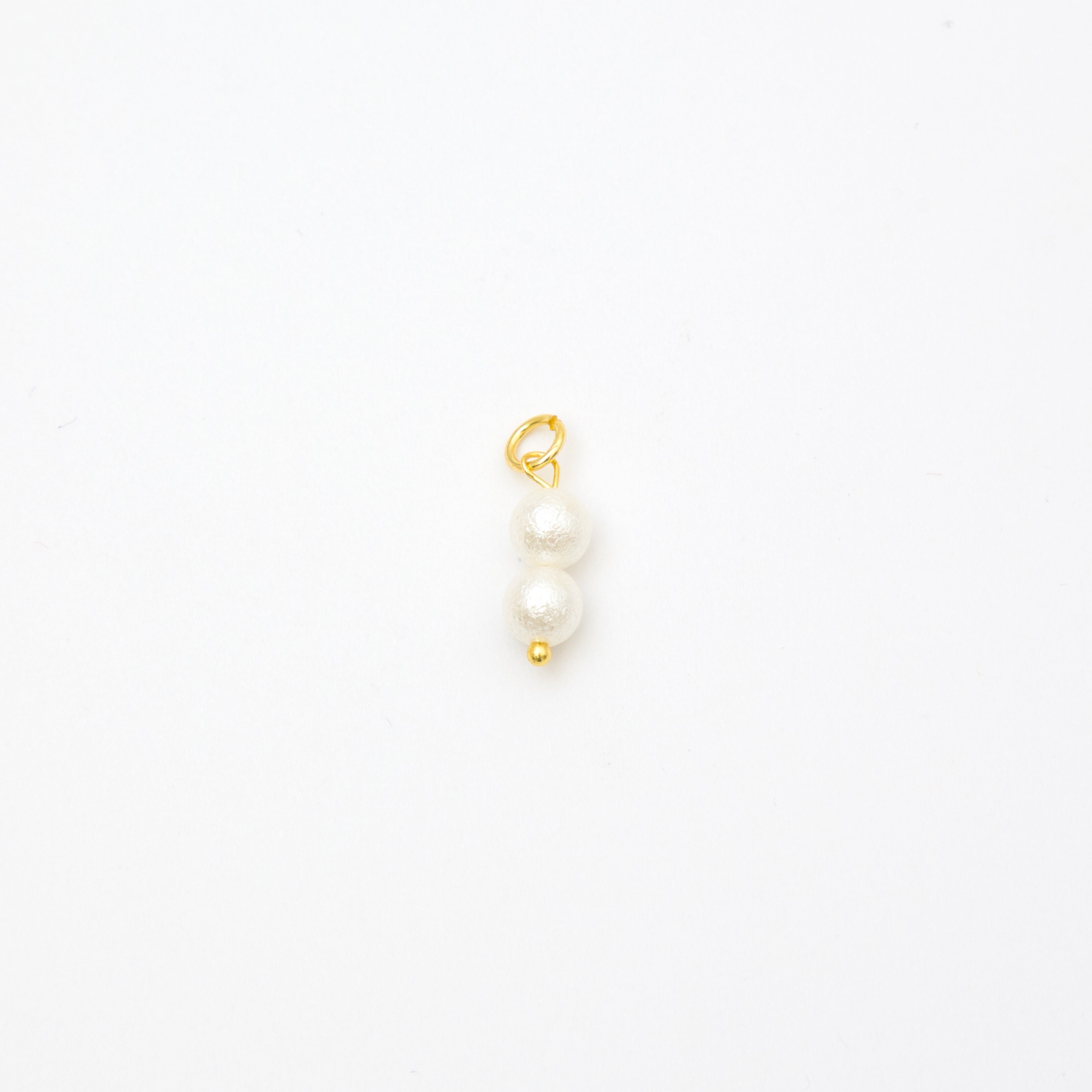 Double Pearl Charm