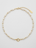 Pearl Necklace with Statement Clasp