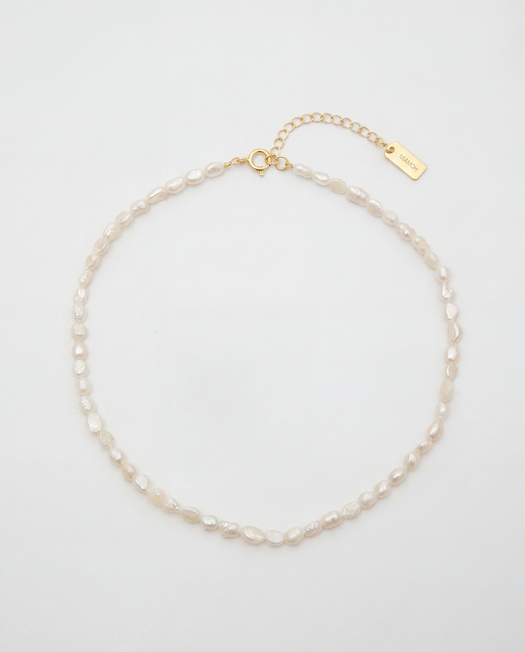 Freshwater Pearl Necklace with Mother-of-Pearl Pendant