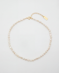 Freshwater Pearl Necklace with Mother-of-Pearl Pendant
