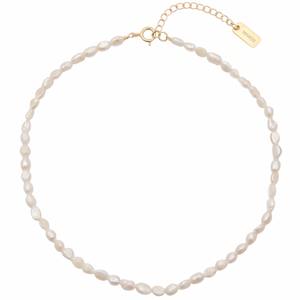 Pearl Necklace with Adjustable Clasp