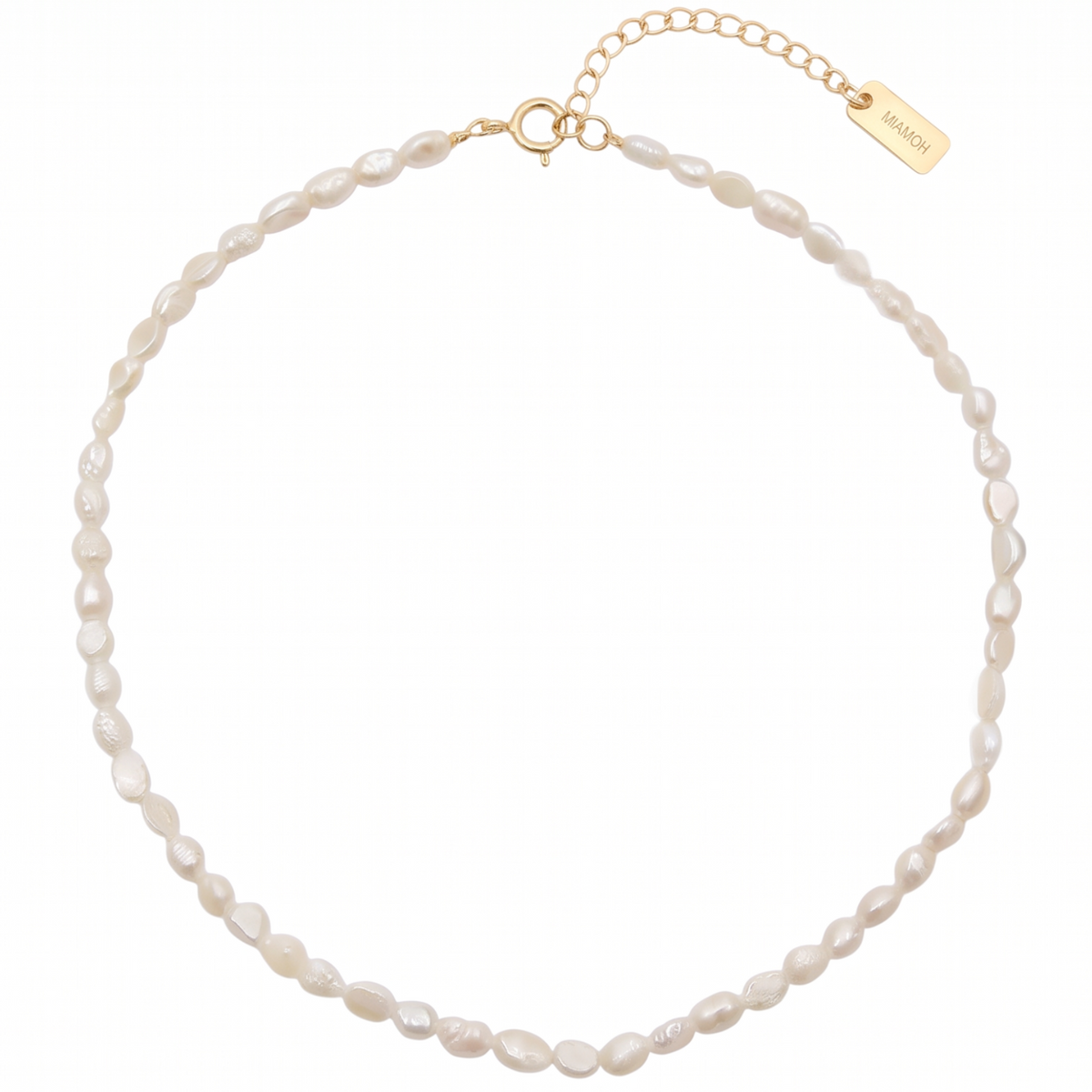 Pearl Necklace with Adjustable Clasp