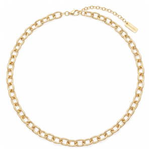 Oval Chain Necklace (Matte)