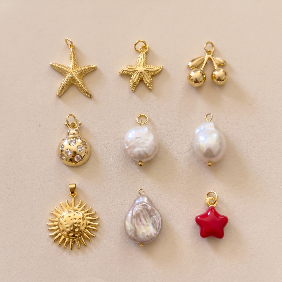 Baroque Pearl Pendant Charm