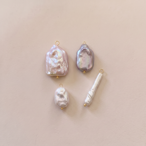 Baroque Pearl Charm - Ivory